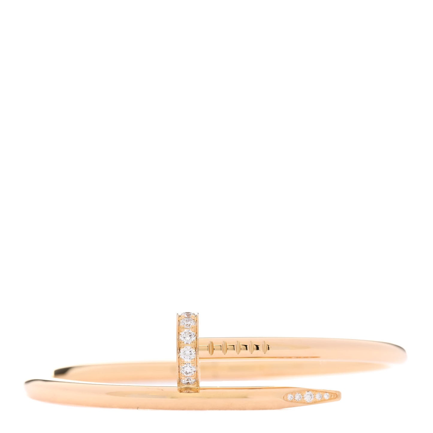18K Yellow Gold Diamond Juste Un Clou Bracelet 15