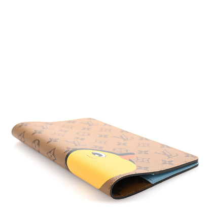 Louis Vuitton Reverse Monogram Duck Head Emily Notebook Cover MM Yellow 4 of 6