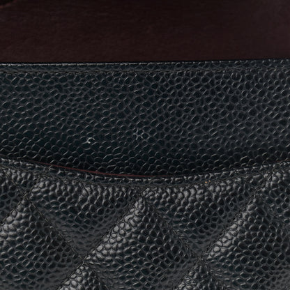 Chanel Caviar Quilted Medium Double Flap Black 11 of 13