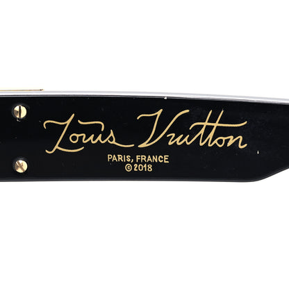 Louis Vuitton Acetate 1.1 Millionaires Sunglasses Z1165W Black 5 of 8