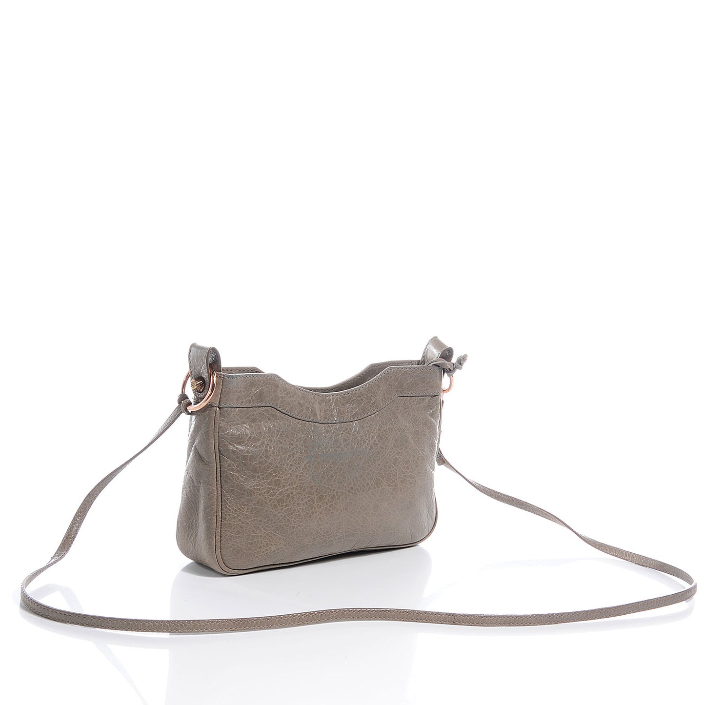 Agneau Giant 12 Rose Gold Hardware Hip Papyrus