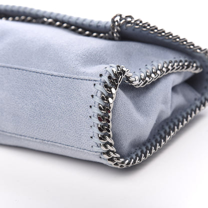 Stella McCartney Shaggy Deer Mini Falabella Shoulder Bag Duck Blue 8 of 9