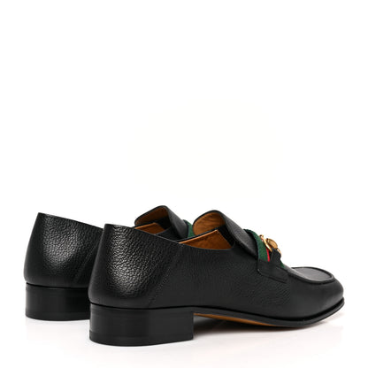 Gucci Havely Kid Web Mens Horsebit Loafers 9 Black 4 of 8