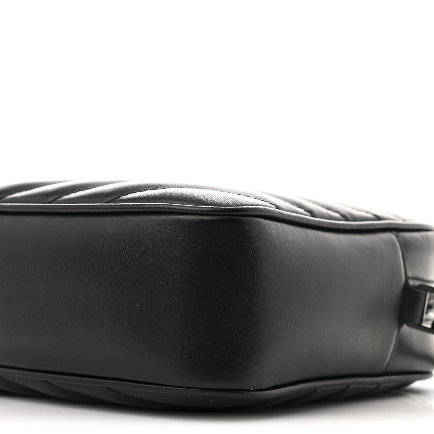 Calfskin Matelasse Monogram Monochrome Lou Camera Bag Black