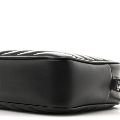 Saint Laurent Calfskin Matelasse Monogram Monochrome Lou Camera Bag Black 10 of 10