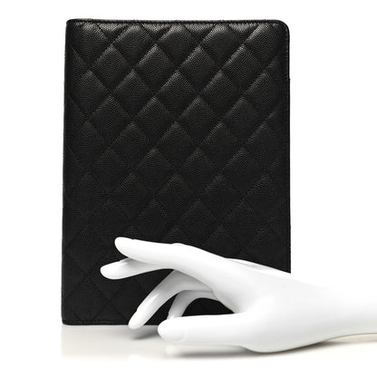 Chanel Caviar Quilted Large Agenda Cover Black 2 of 12