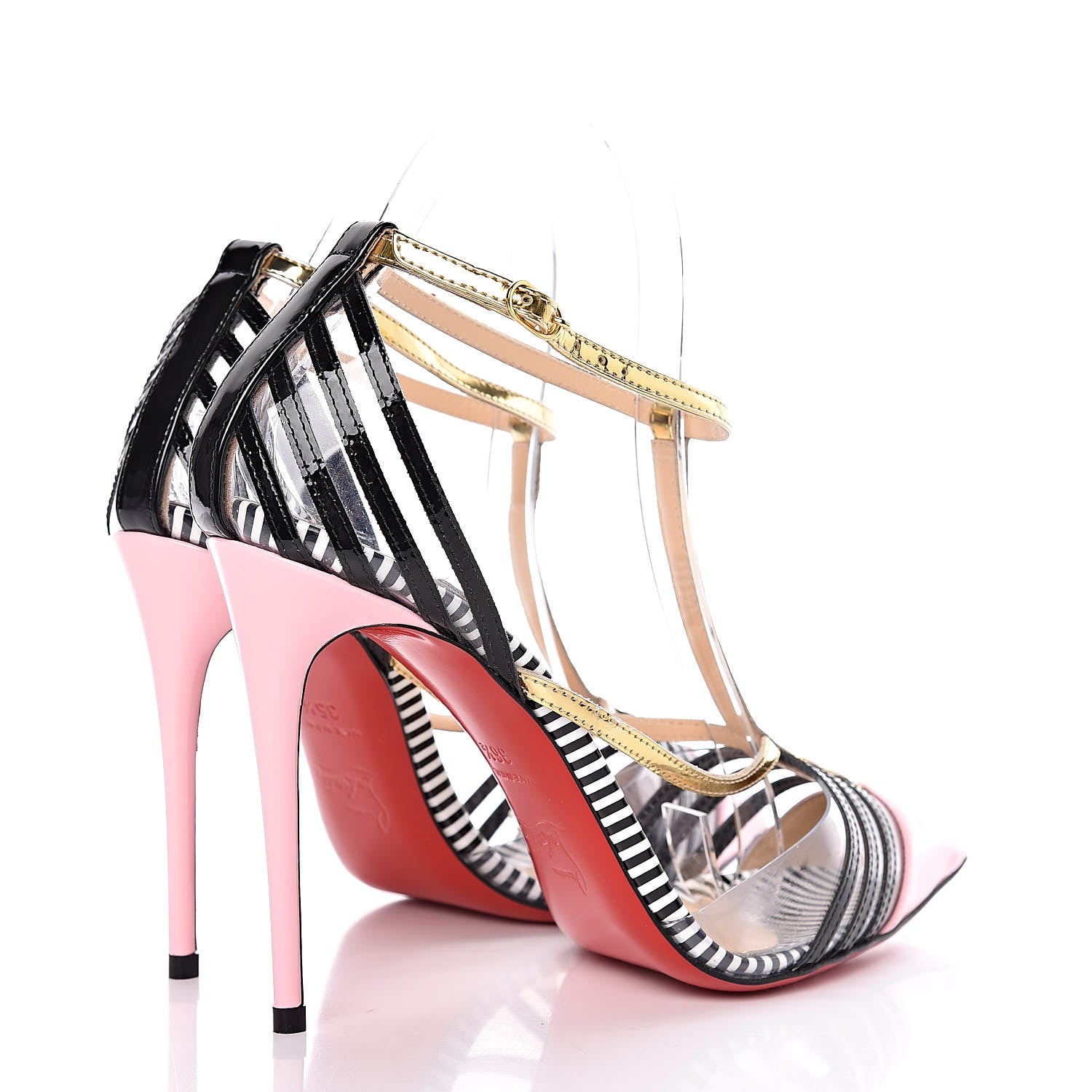 Christian Louboutin Patent PVC Specchio Deck 100 Pumps 36.5 and 35.5 Version Multi 4 of 10