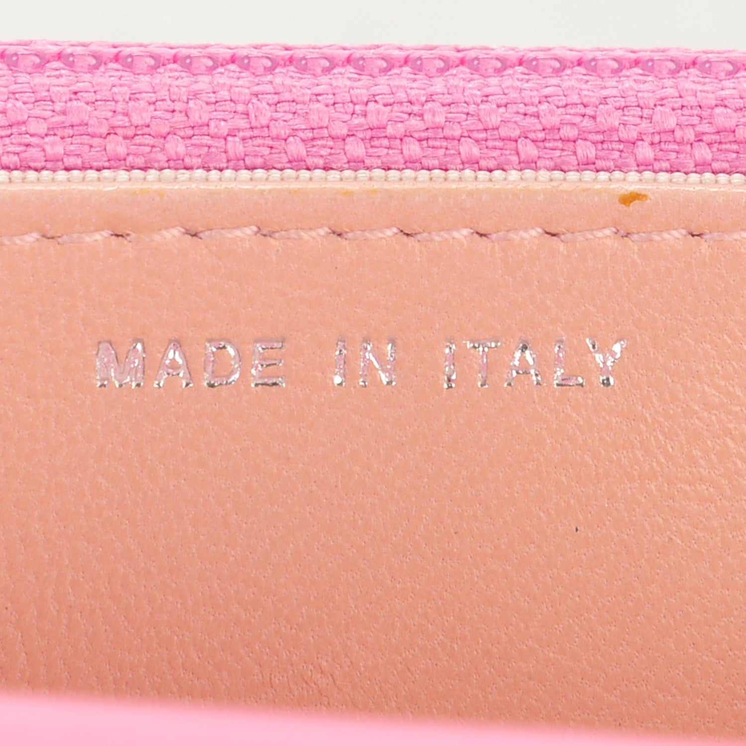 Chanel Lambskin Micro Quilted Wallet On Chain WOC Pink 7 of 8