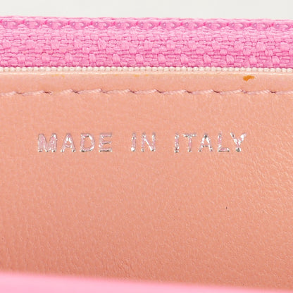 Chanel Lambskin Micro Quilted Wallet On Chain WOC Pink 7 of 8