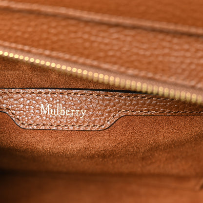 Mulberry Grain Vegetable Tanned Calfskin Small Zipped Bayswater Oak 6 of 11