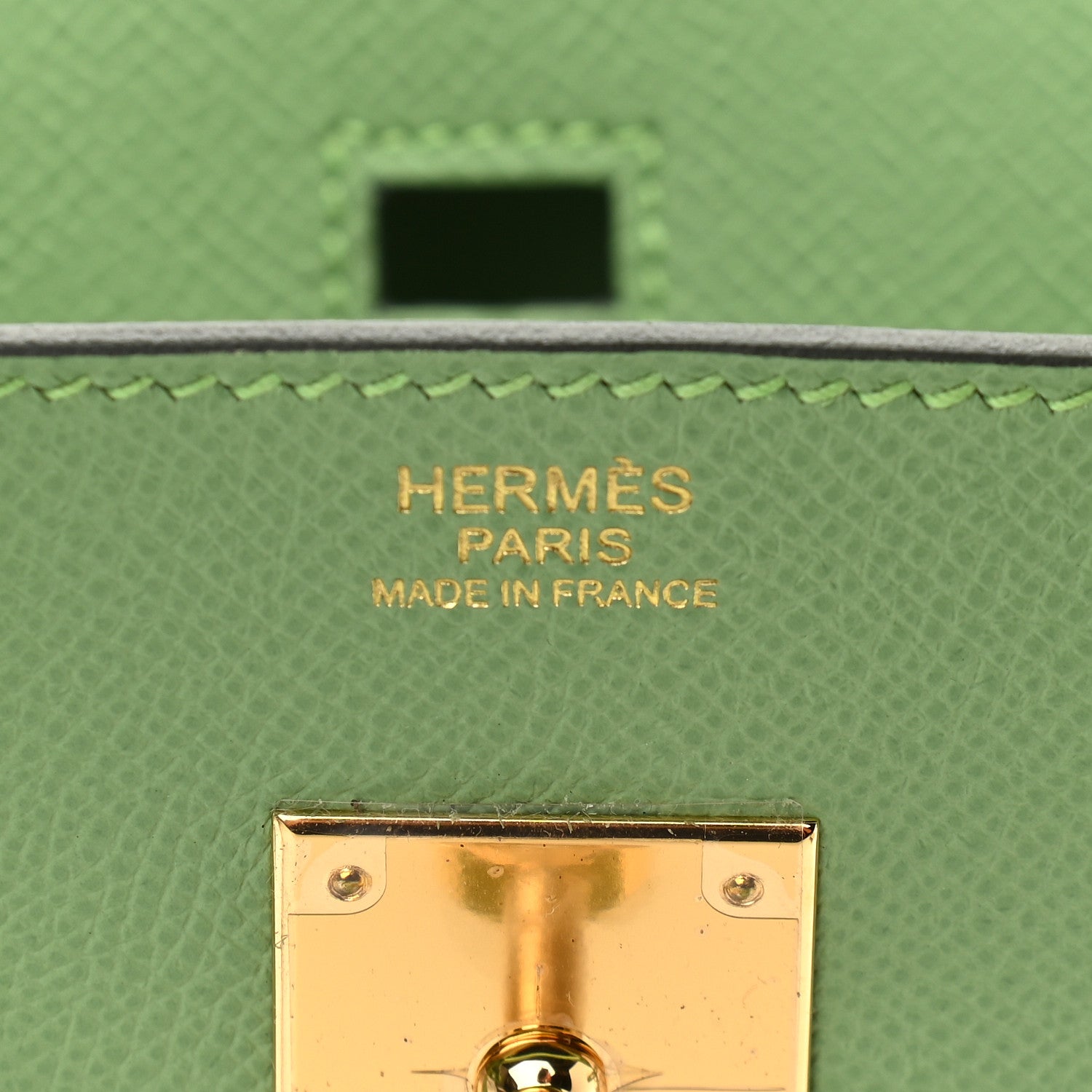 Hermes Epsom Birkin 30 Vert Criquet 6 of 10