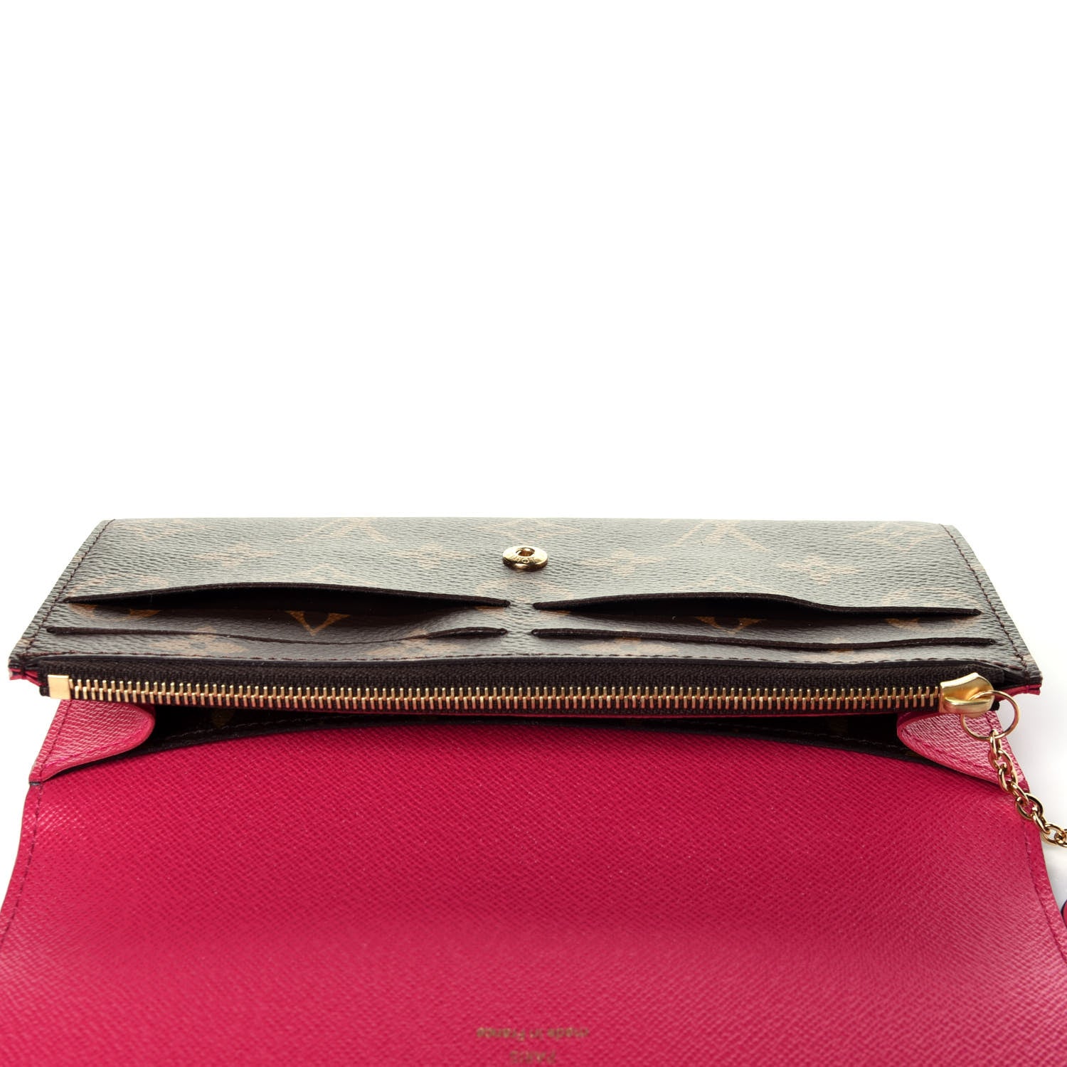 Louis Vuitton Monogram Bloom Flower Emilie Wallet Fuchsia 10 of 12