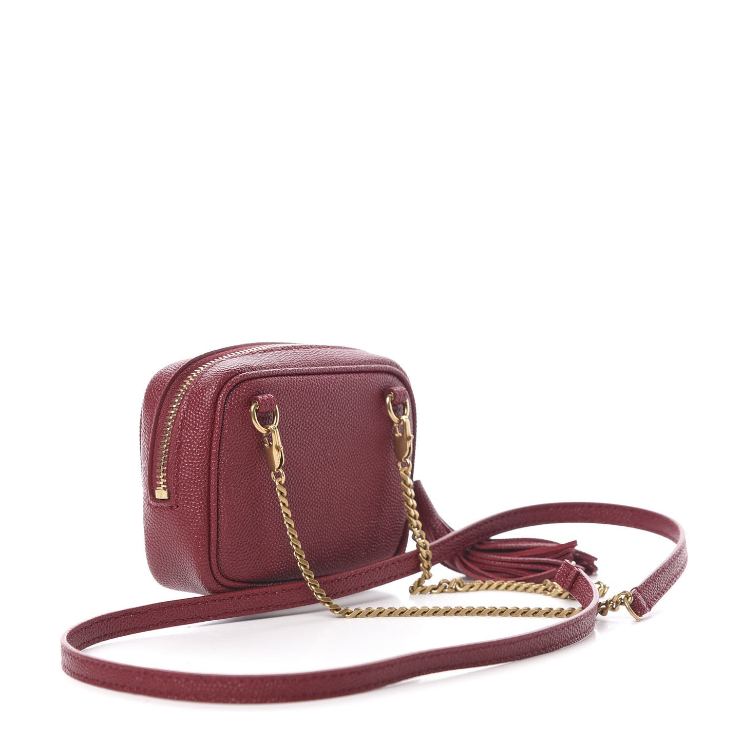 Grain De Poudre Matelasse Monogram Baby Lou Camera Bag Vinyle