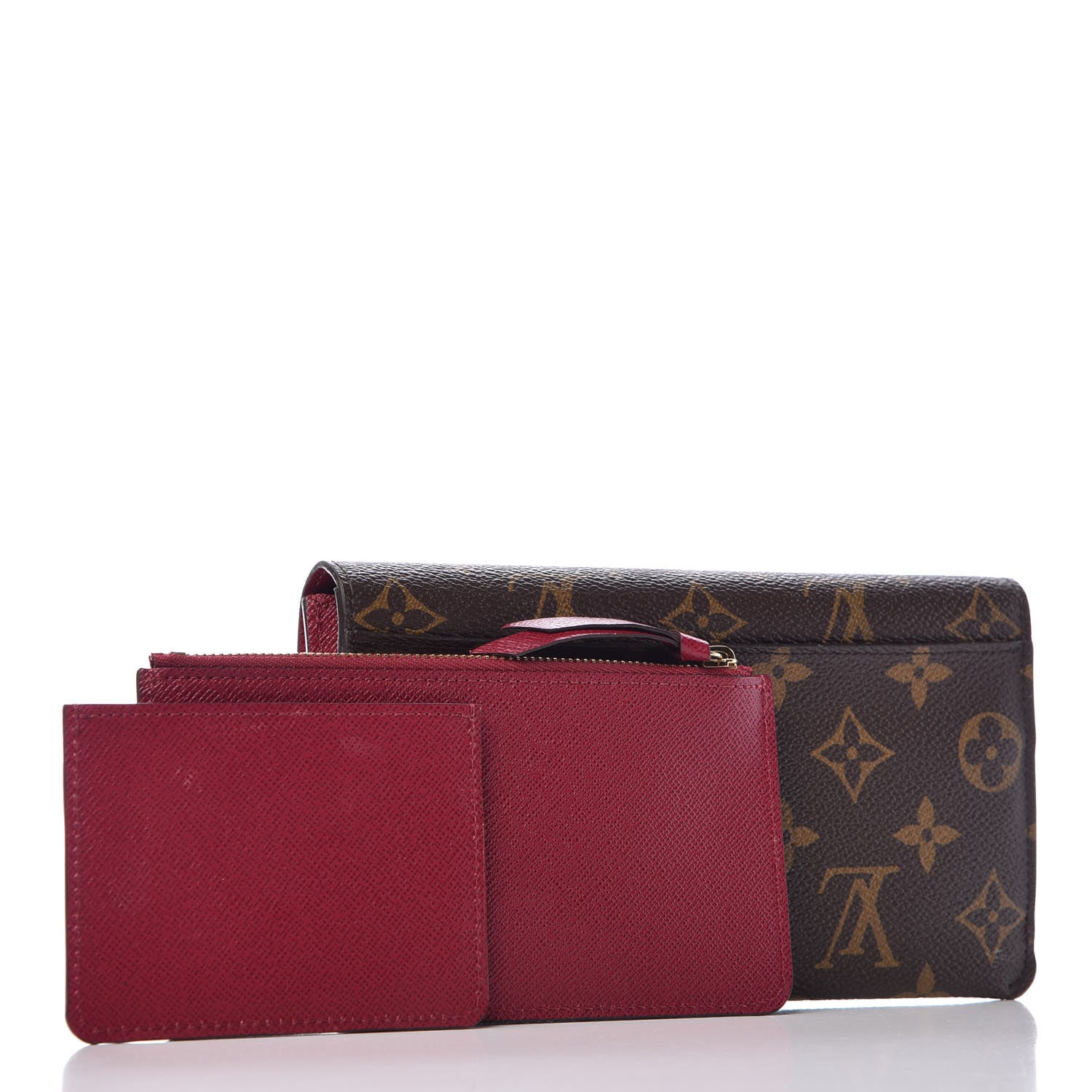 Louis Vuitton Monogram Jeanne Wallet Fuchsia 5 of 15