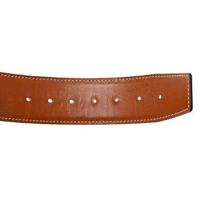 Hermes Box Swift 32mm Idem Belt 85 34 Black Gold 4 of 7