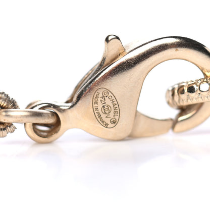 Chanel Pearl CC 100th Anniversary Necklace Light Gold 3 of 4