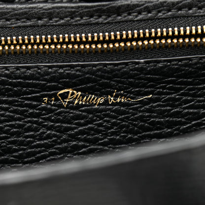 3.1 Phillip Lim Textured Calfskin Mini Pashli Satchel Black 6 of 12