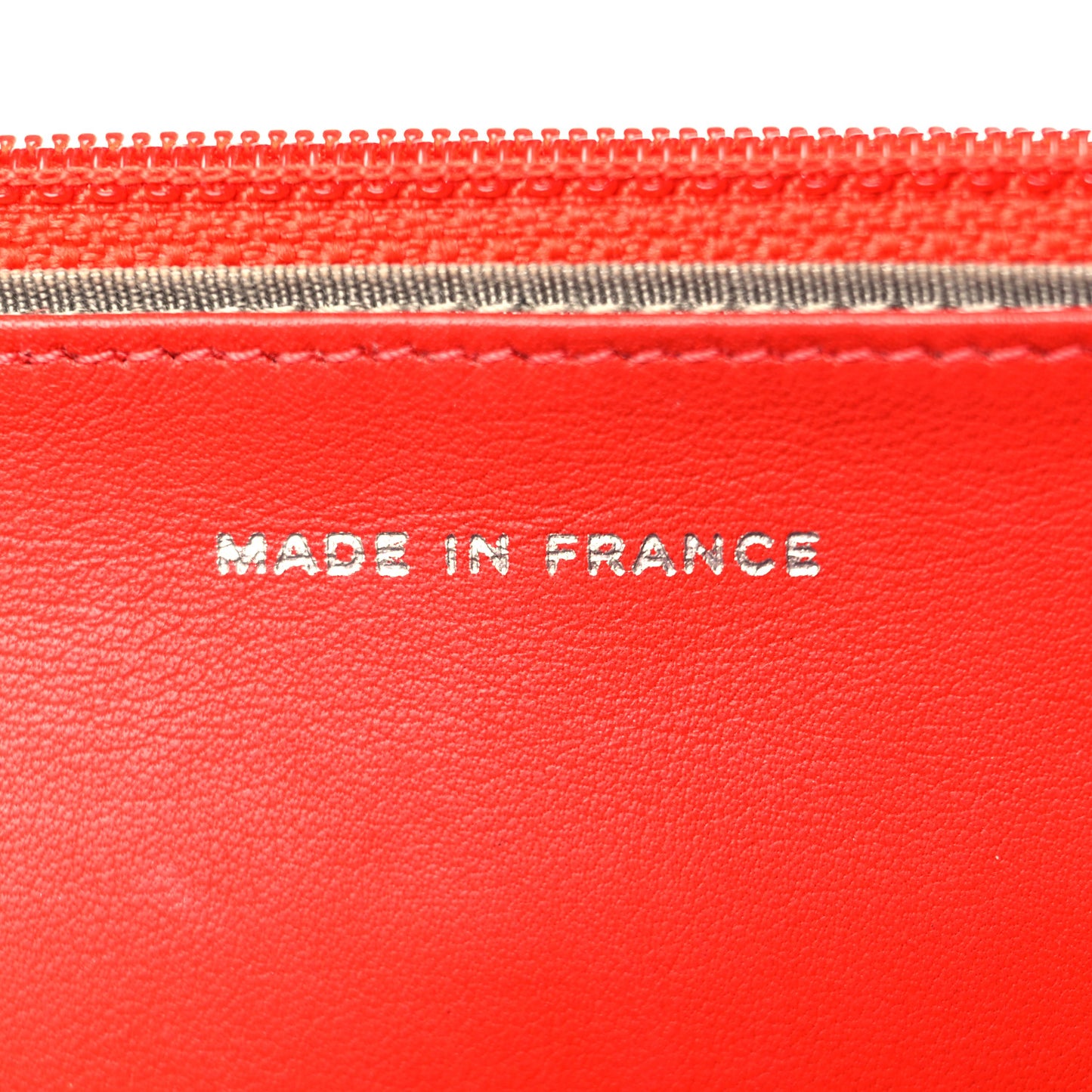 Patent Quilted Brilliant Wallet On Chain WOC Red