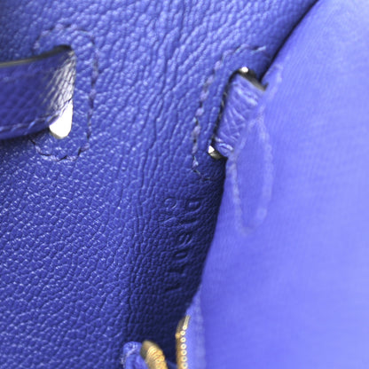 Hermes Epsom Kelly Sellier 25 Bleu Electrique 6 of 10