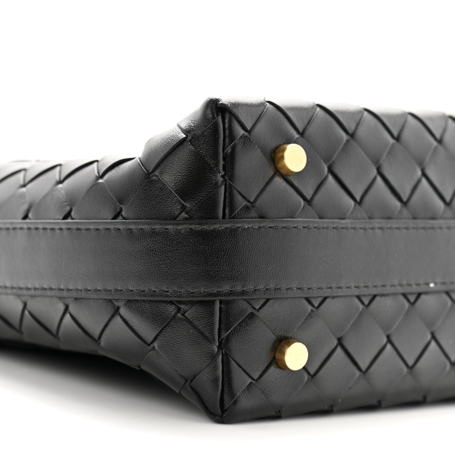 Calfskin Nappa Intrecciato Mini Wallace Black