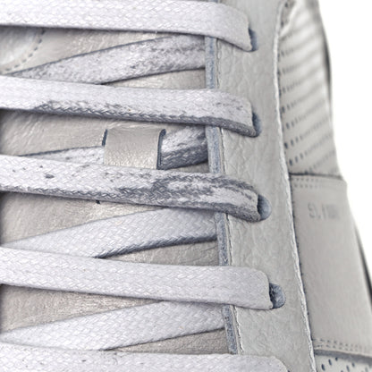 Saint Laurent Calfskin Perforated Court Classic SL/10H High Top Sneakers 44 White 9 of 11