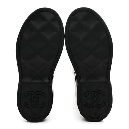 Chanel Caoutchouk CC High Boots 36 Black 6 of 10
