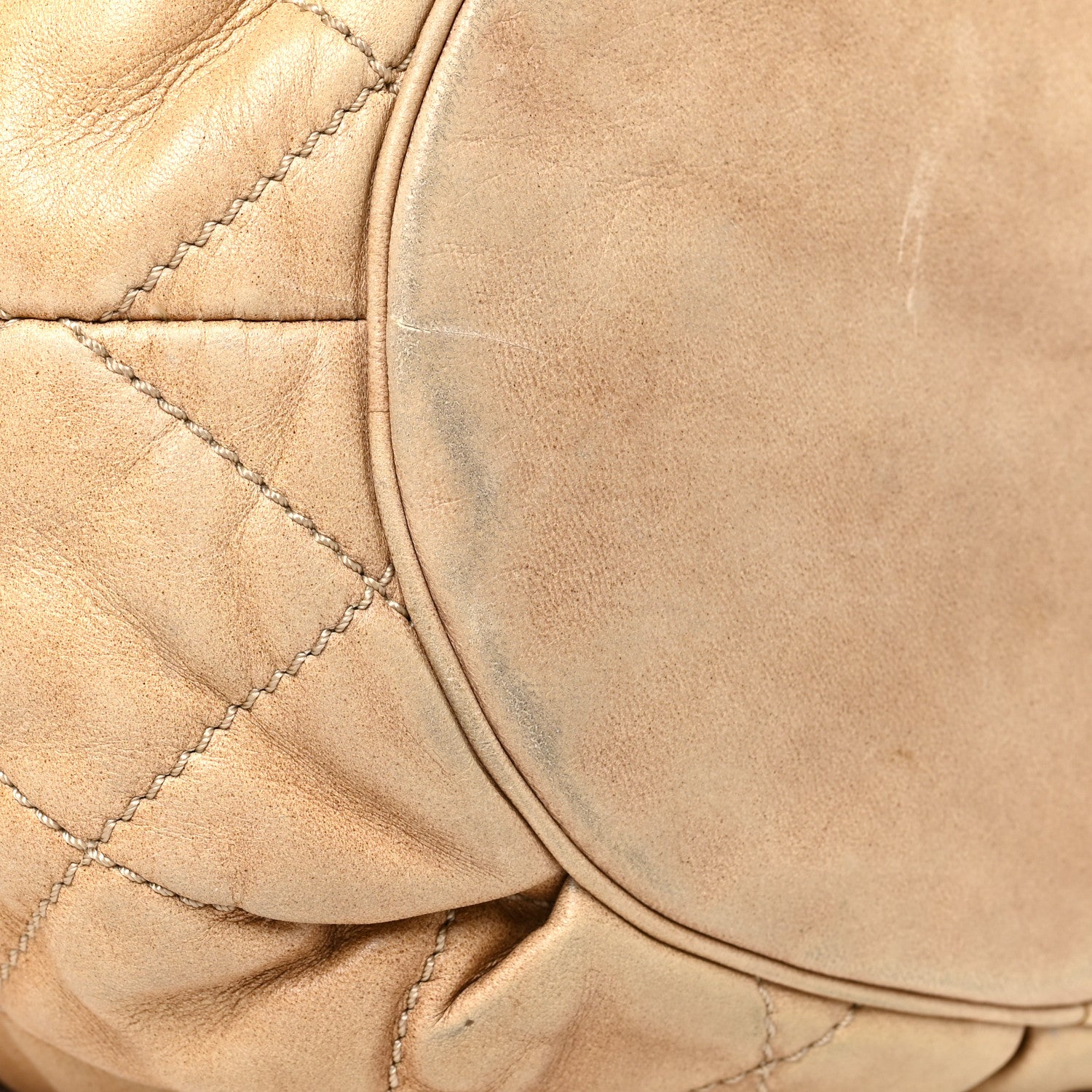 Chanel Lambskin Quilted Cloudy Bundle North South Tote Light Beige 12 of 14