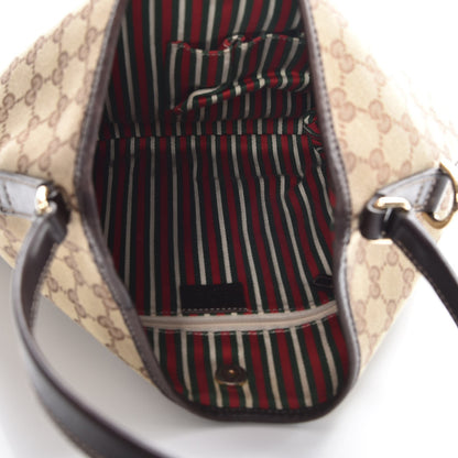 Gucci Monogram Medium New Britt Hobo Dark Brown 5 of 7