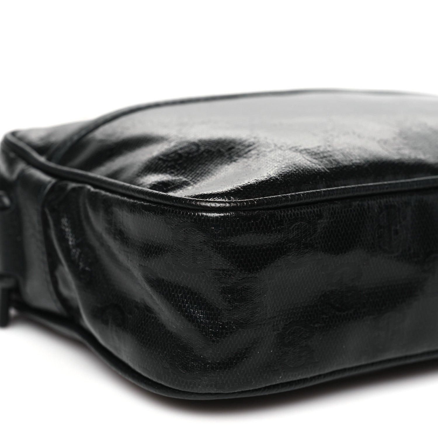 Gucci GG Crystal Monogram Mini Shoulder Bag Black 9 of 10