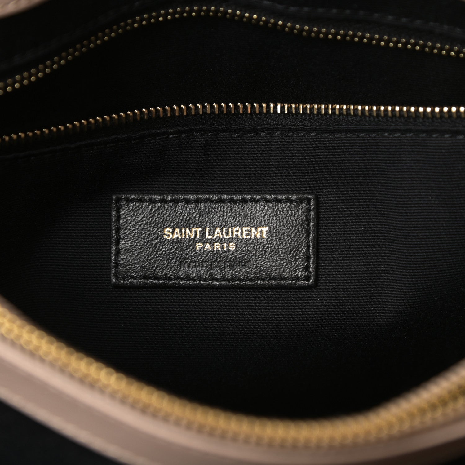 Saint Laurent Calfskin Y Quilted Monogram Medium Loulou Chain Satchel Nude Powder 6 of 11