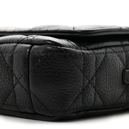 Christian Dior Supple Calfskin Cannage Caro Pouch With Chain  Black 10 of 11