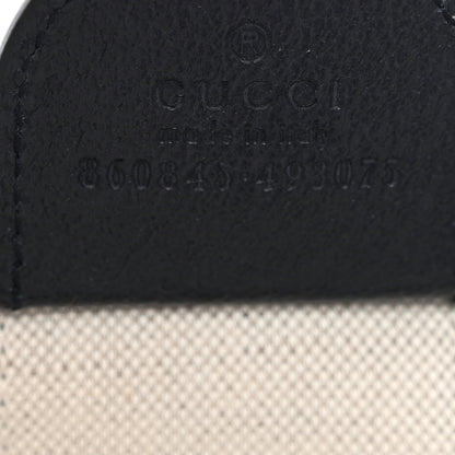 Gucci Denim GG Monogram Web Small Giglio Tote Blue White 6 of 9