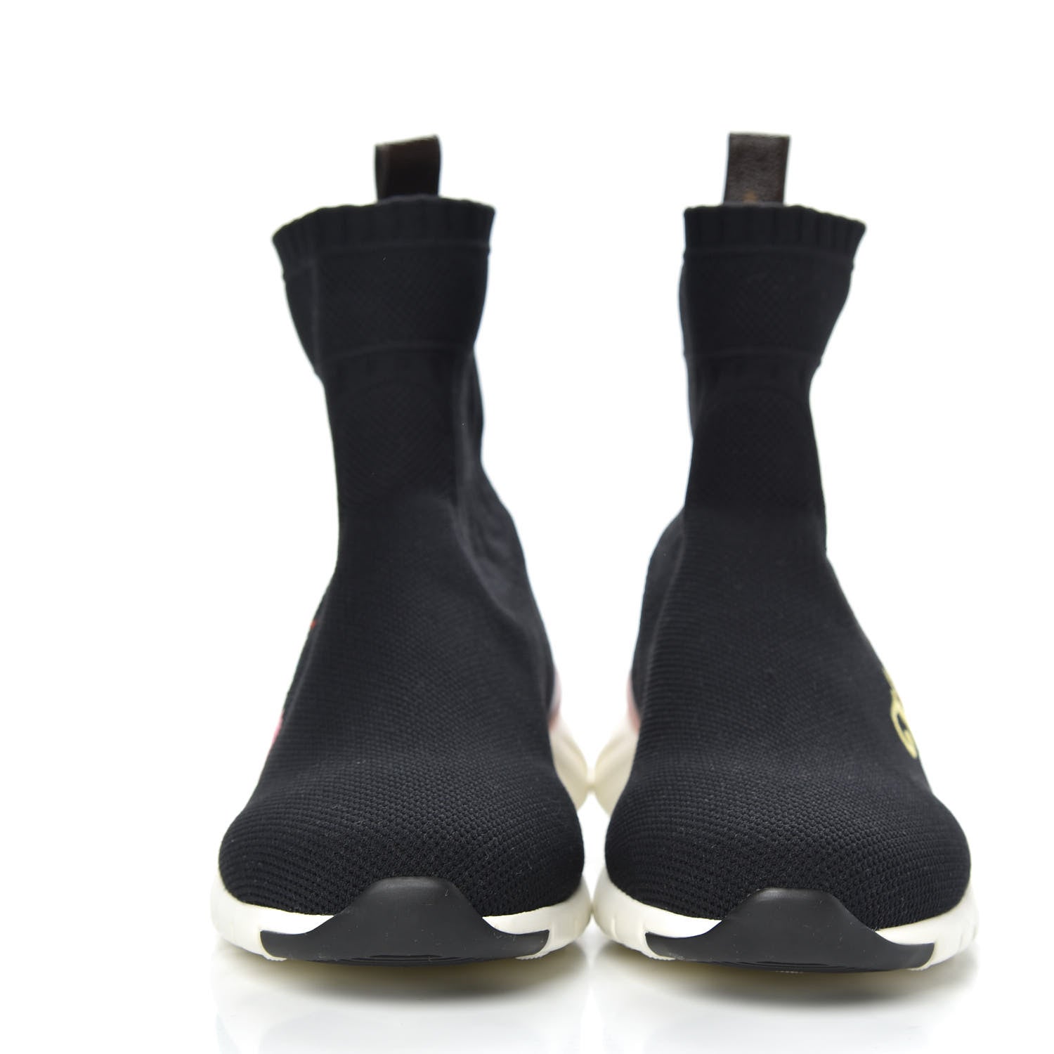 Louis Vuitton Stretch Fabric Aftergame Wave Sneaker Boots 38 Black 2 of 8