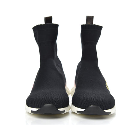 Louis Vuitton Stretch Fabric Aftergame Wave Sneaker Boots 38 Black 2 of 8