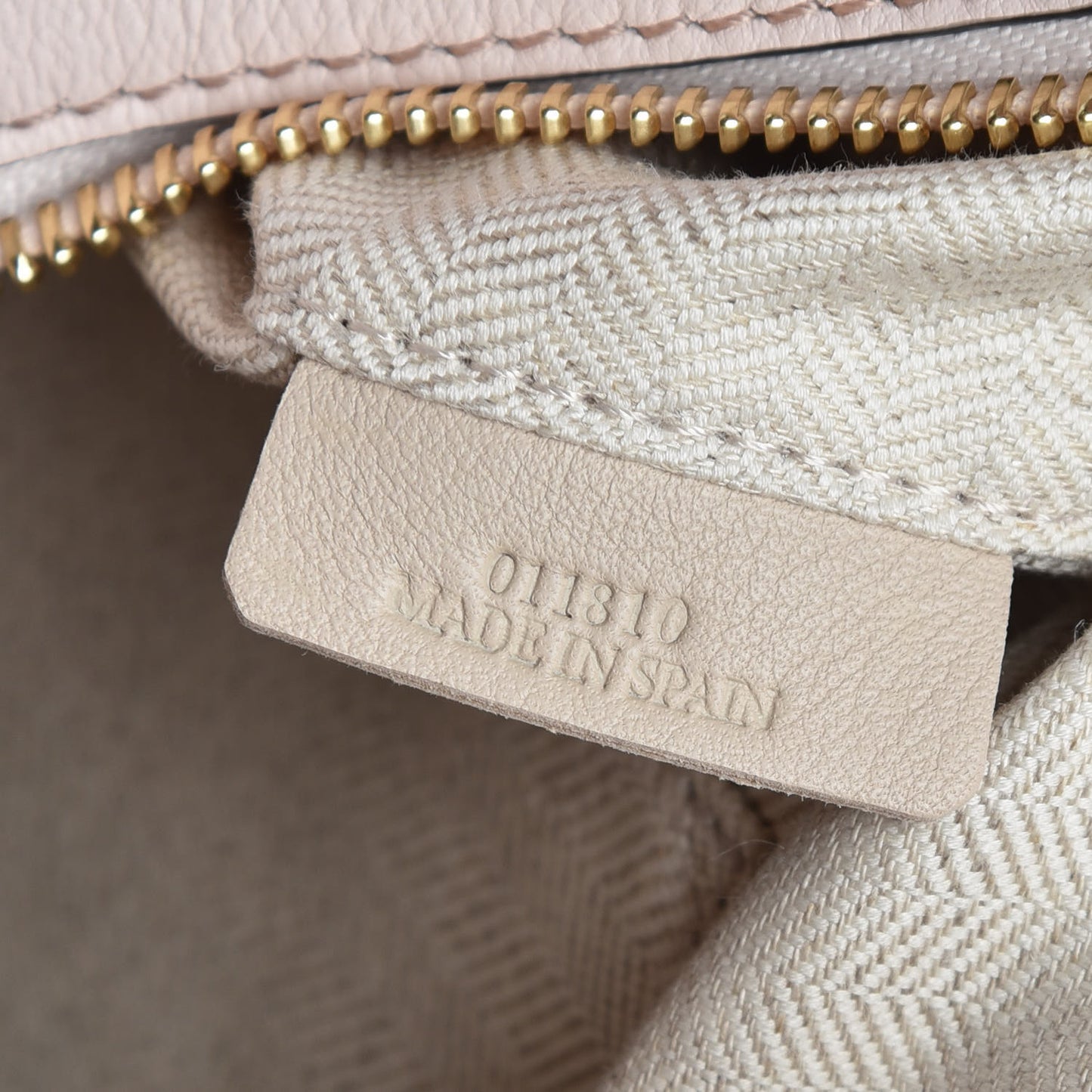 Calfskin Suede Small Puzzle Bag Blush