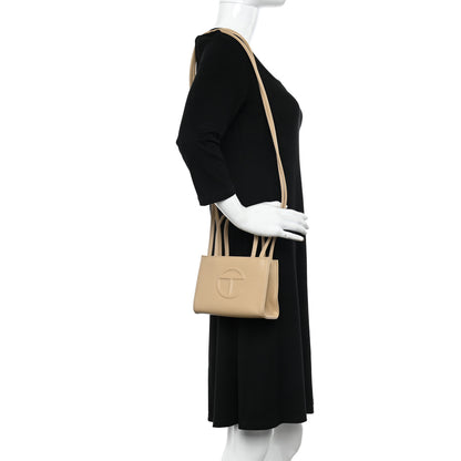 Telfar Vegan Leather Small Shopping Bag Cream 2 of 10