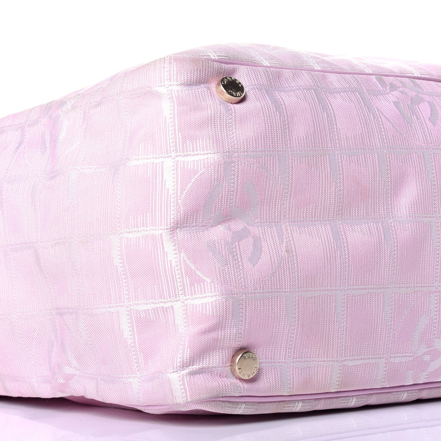 Chanel Nylon Travel Large Tote Pink 8 of 9