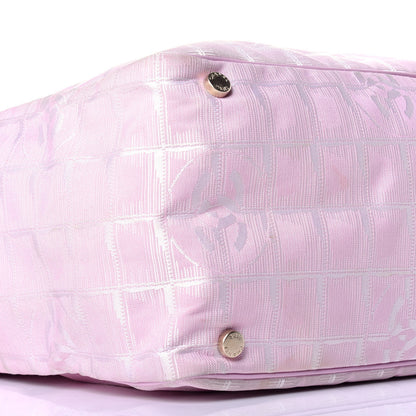 Chanel Nylon Travel Large Tote Pink 8 of 9