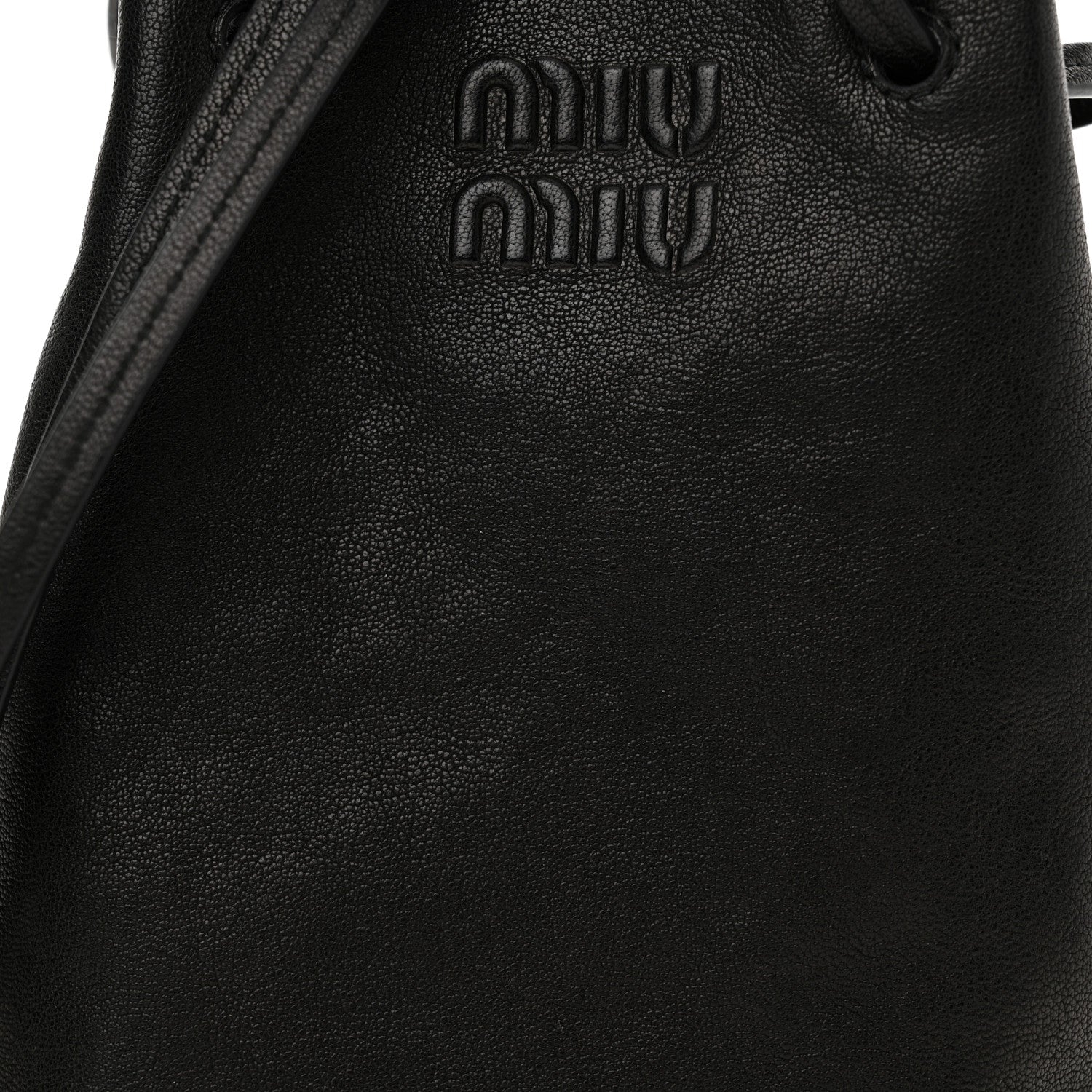 Miu Miu Nappa Mini Bag Black 7 of 9