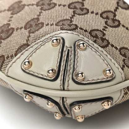 Gucci Monogram Mini Indy Top Handle Bag White 11 of 13