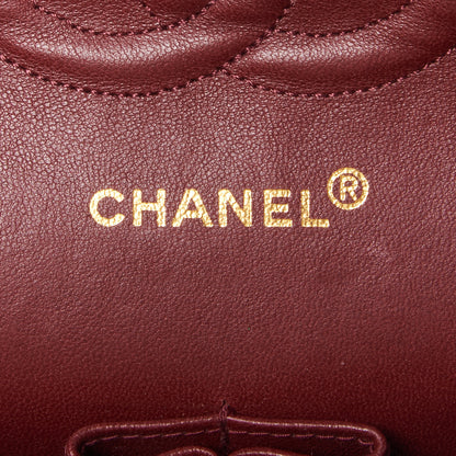 Chanel Lambskin Quilted Medium Double Flap Black 8 of 9