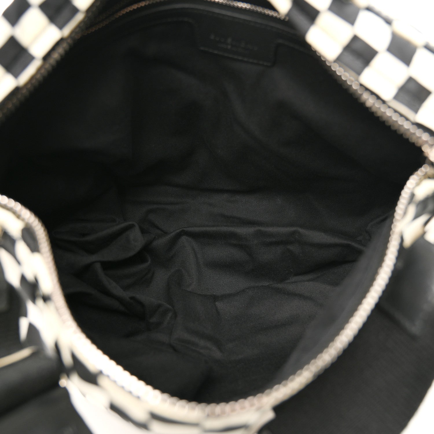Givenchy Nylon Checker Print Large Pandora Black White 5 of 15
