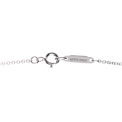 Tiffany 18K White Gold Diamond Small Atlas Open Pave Pendant Necklace 4 of 6