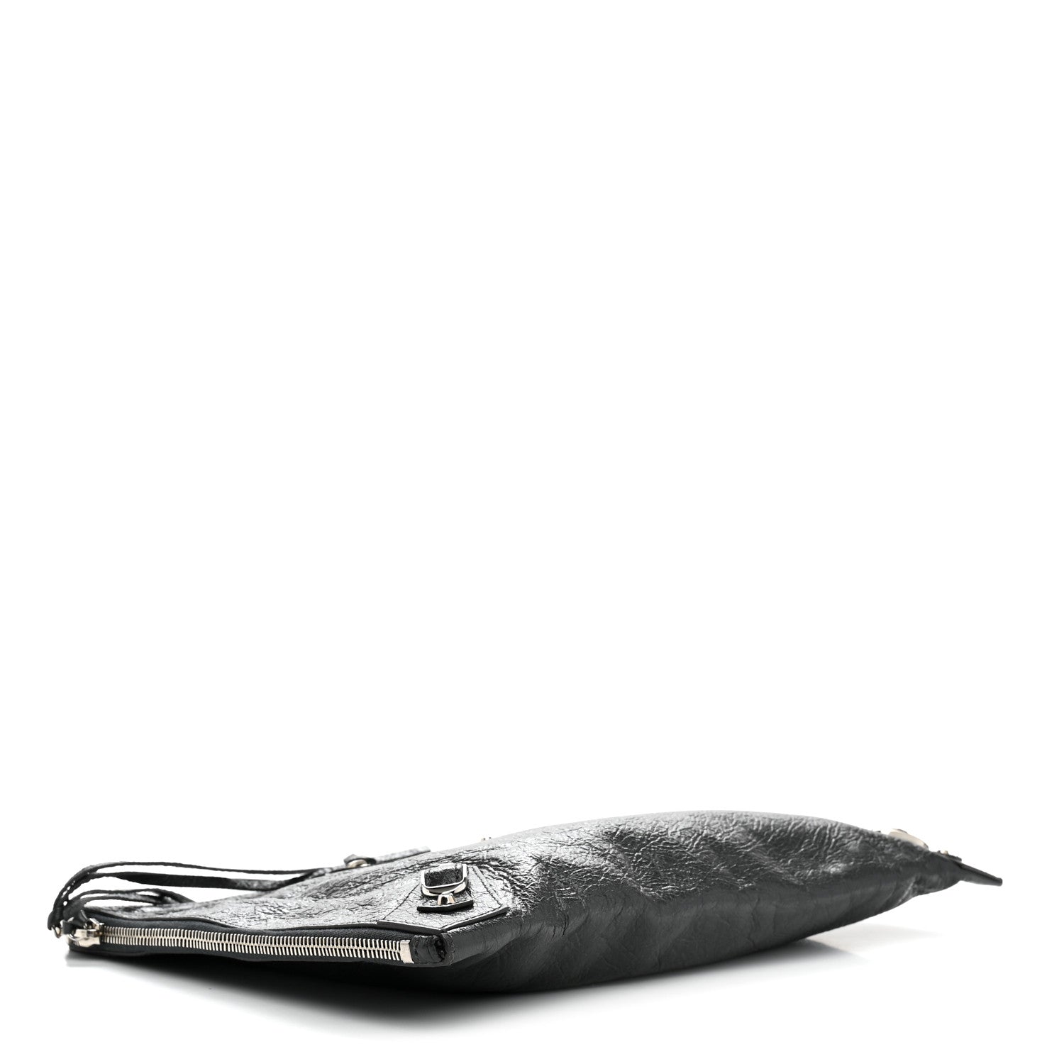 Balenciaga Agneau Classic Hardware Small Pouch Gris Fossile 4 of 8
