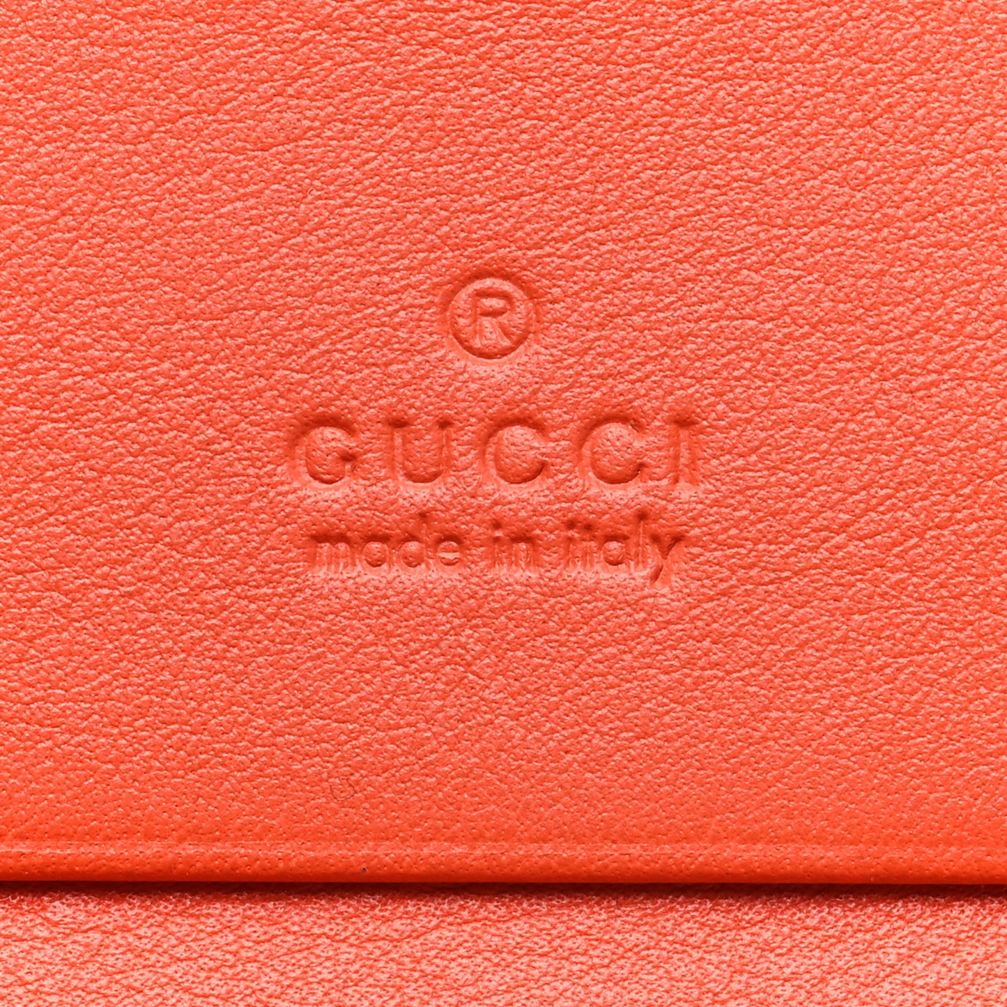 Boarded Plutone Crocodile Horsebit 1955 Card Case Wallet Sun Orange