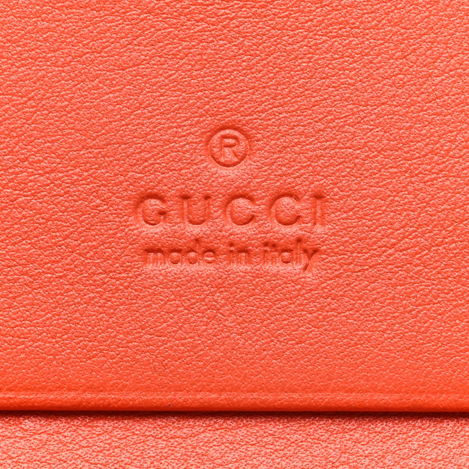 Gucci Boarded Plutone Crocodile Horsebit 1955 Card Case Wallet Sun Orange 6 of 7