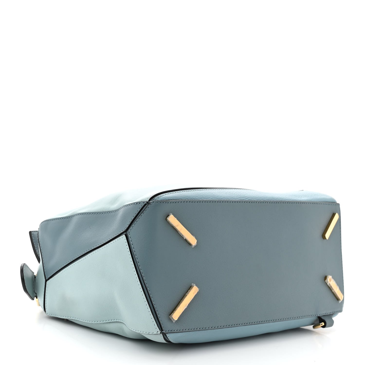 Loewe Calfskin Medium Puzzle Bag Aqua Light Blue Stone Blue 4 of 12