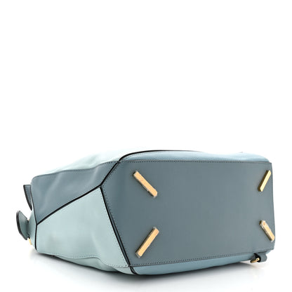 Loewe Calfskin Medium Puzzle Bag Aqua Light Blue Stone Blue 4 of 12