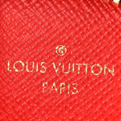 Louis Vuitton Monogram OnTheGo East West Round Coin Purse Red 6 of 7