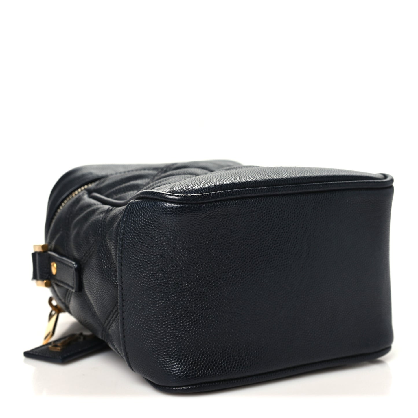 Grain de Poudre Quilted 80's Vanity Bag Black